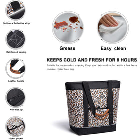 TIIOCTI Cooler Tote stylish and practical for trips, picnics, and deliveries