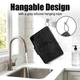 Tiknik 20 by 15 inch drying mat fits standard counters and sinks