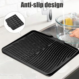 Tiknik heat-resistant silicone mat withstands up to 450°F, protecting surfaces
