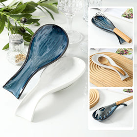 Tikooere porcelain spoon rest is dishwasher safe for easy cleanup