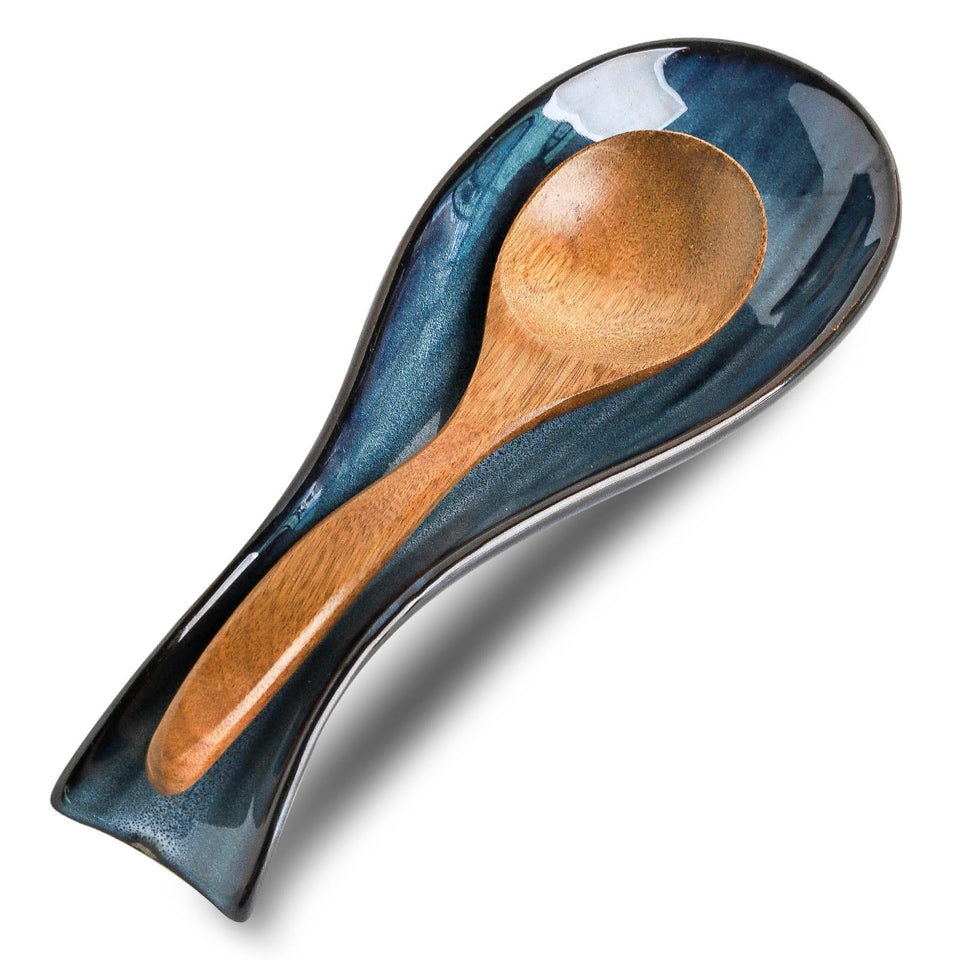 Tikooere spoon rest on stove top keeps utensils tidy while cooking