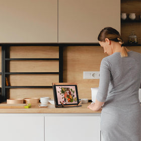 TILISMA eco-friendly walnut wood emphasizes sustainability and natural beauty.