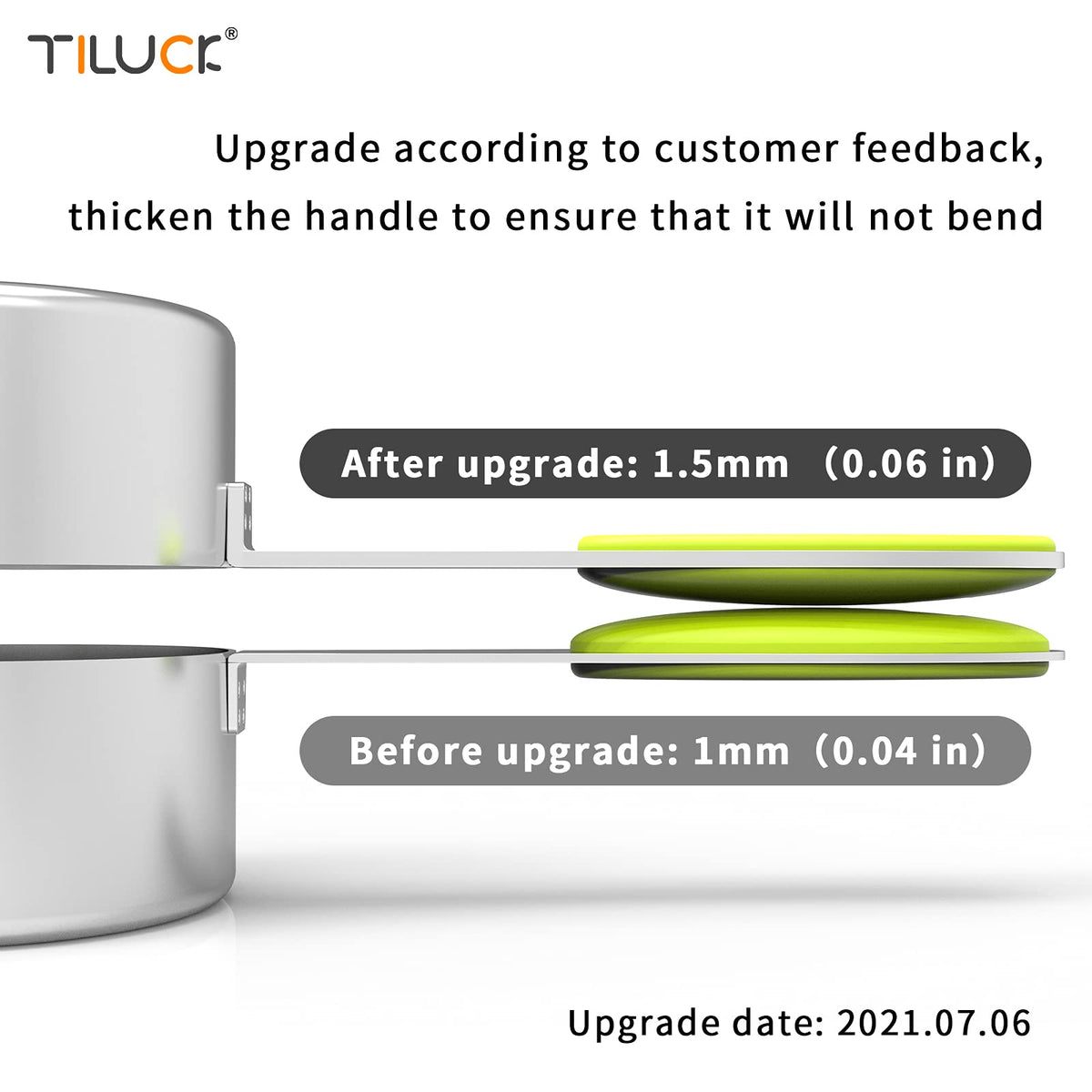 TILUCK stainless steel set is dishwasher-safe for easy cleaning