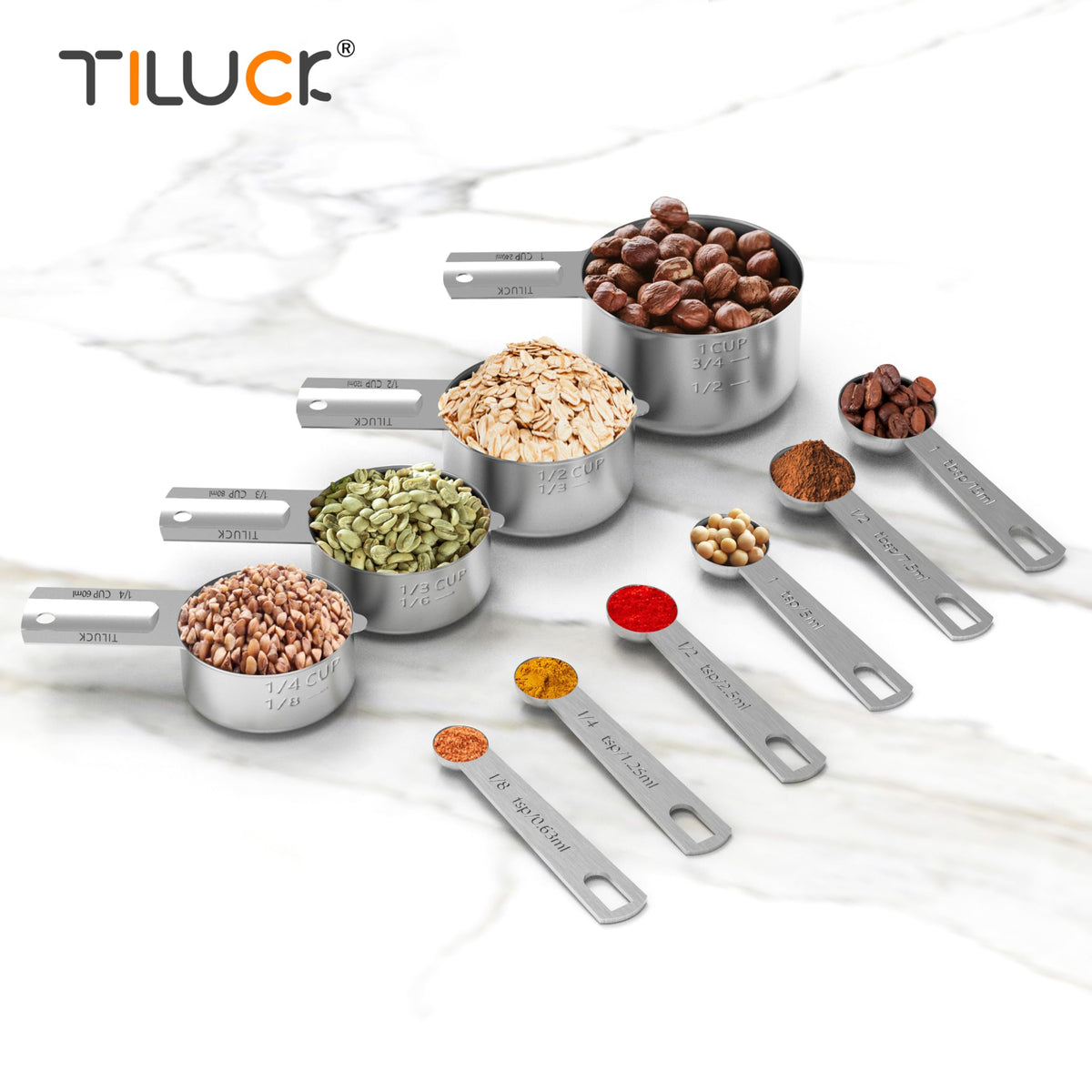 TILUCK dishwasher-safe measuring tools for easy cleanup