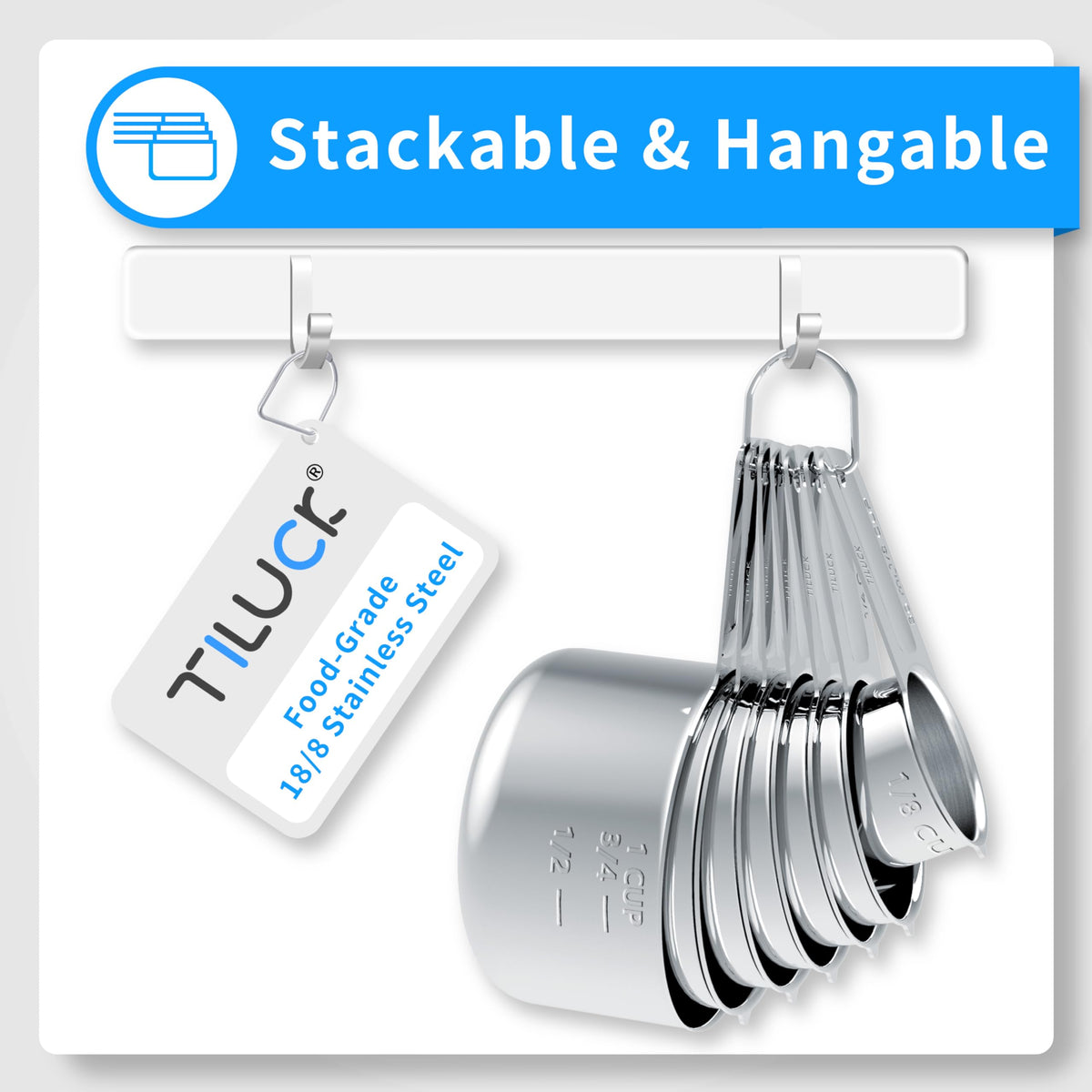 TILUCK rust-resistant stainless steel kitchen tools for long-lasting performance.