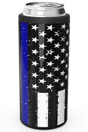 TILUCK Skinny Can Cooler front view for slim 12 oz cans.