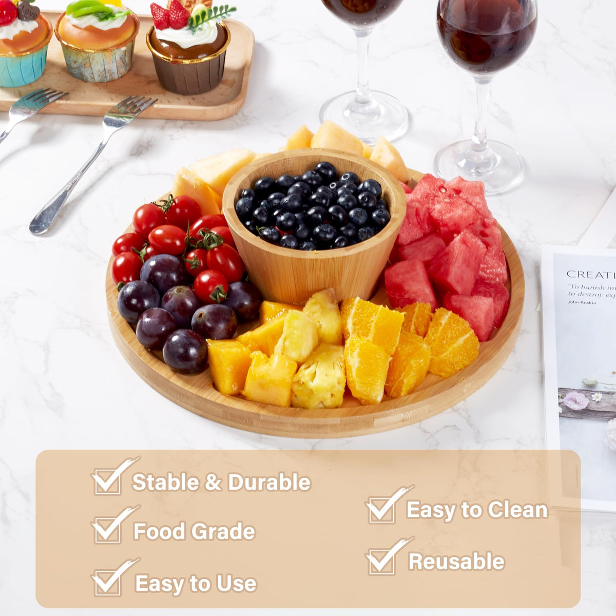 Timboops Home table decor display adds elegance to gatherings.