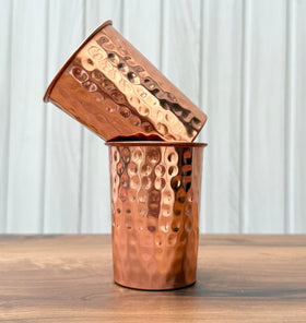 Timbrio copper tumbler for water promotes refreshing hydration during daily routines.