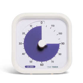 TIME TIMER 120 Minute MOD Education Edition disk countdown visible for classroom focus.