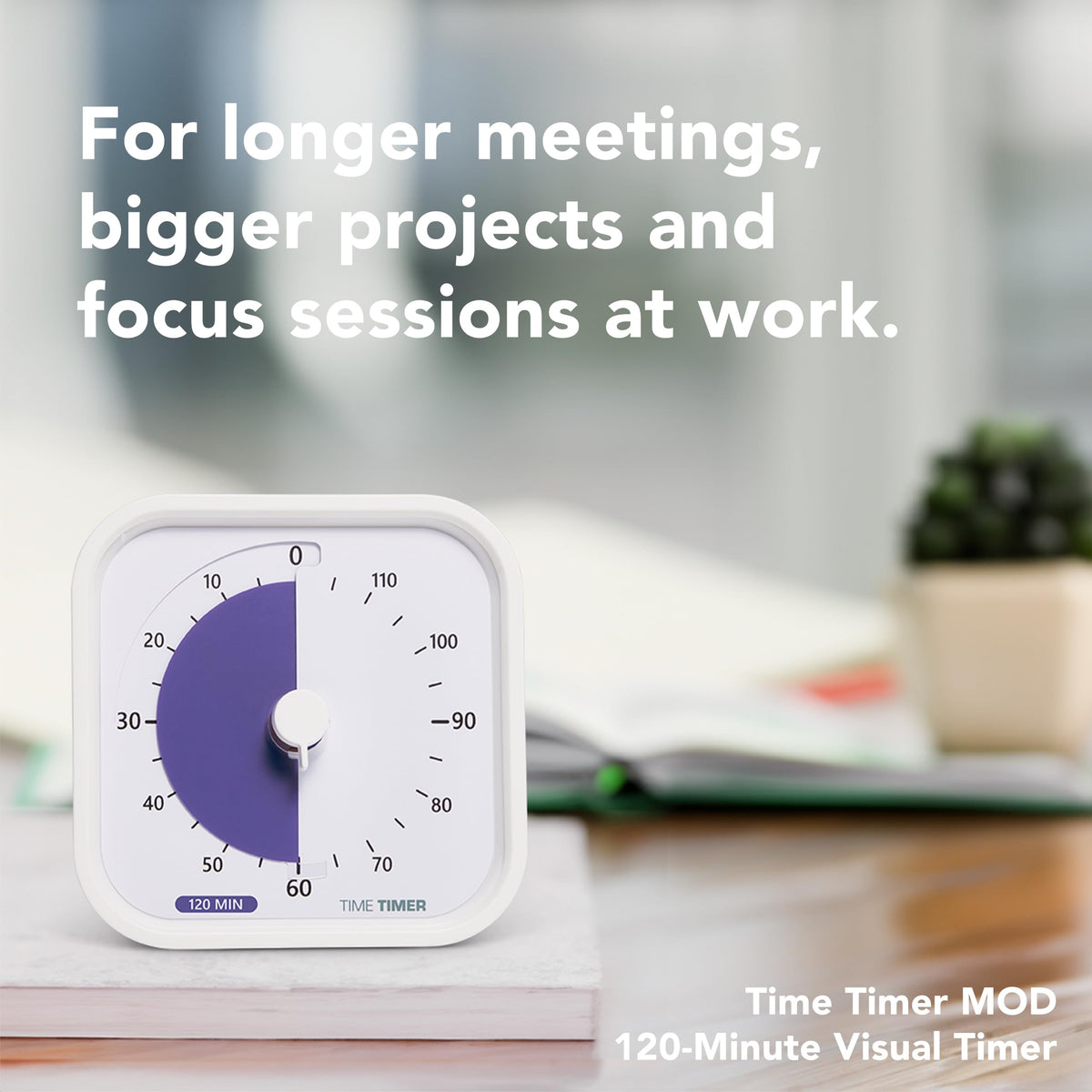 TIME TIMER Desktop App included for customizable timers across devices.