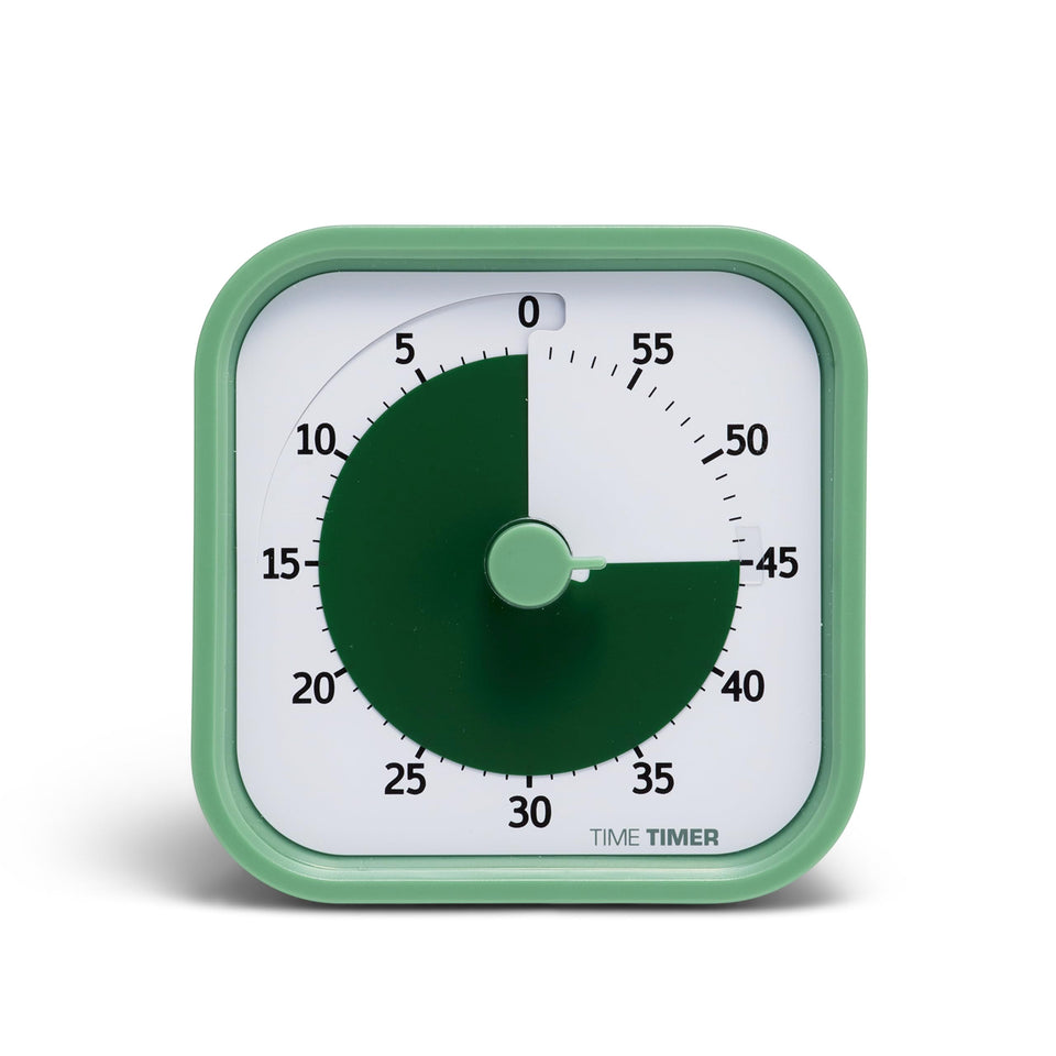 Time Timer Home MOD 60-minute timer in Fern Green for focused study sessions.