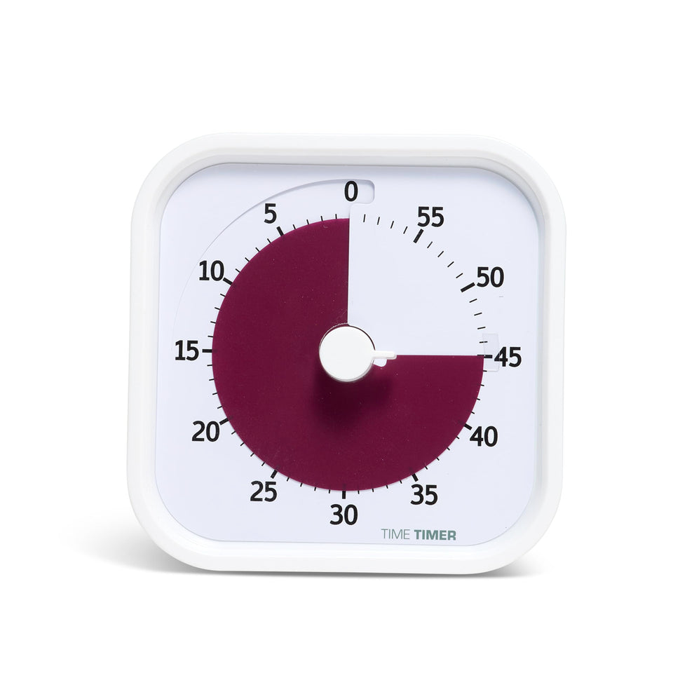Time Timer Home MOD 60-minute visual countdown helps kids stay focused during study