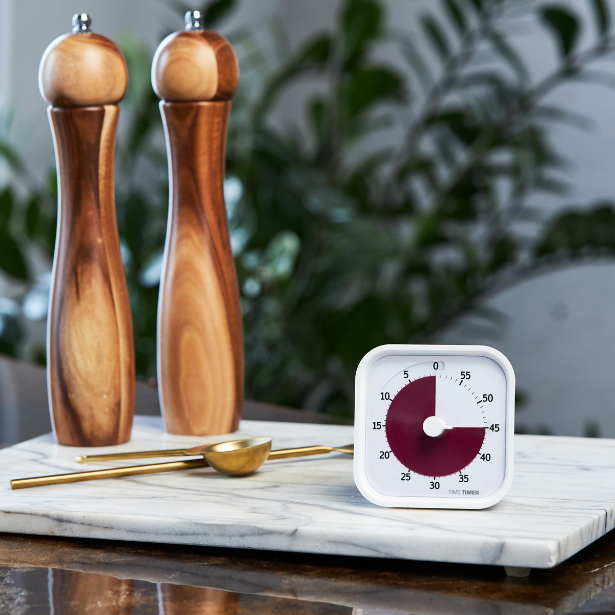 Time Timer Home MOD cotton-ball white visual timer supports organized routines at home
