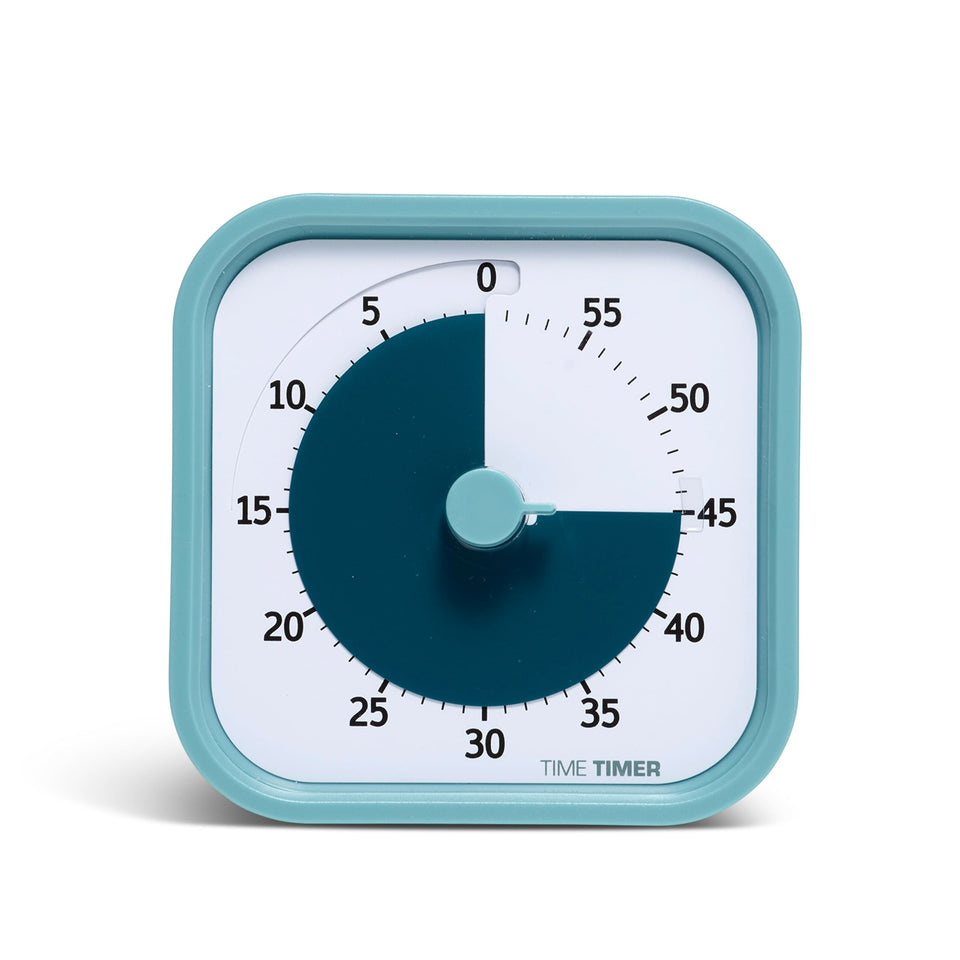 Time Timer MOD Lake Day Blue front view supports easy desk time management