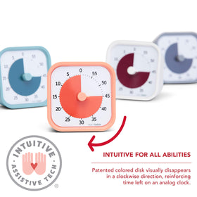 Time Timer MOD Lake Day Blue silent operation for quiet study sessions