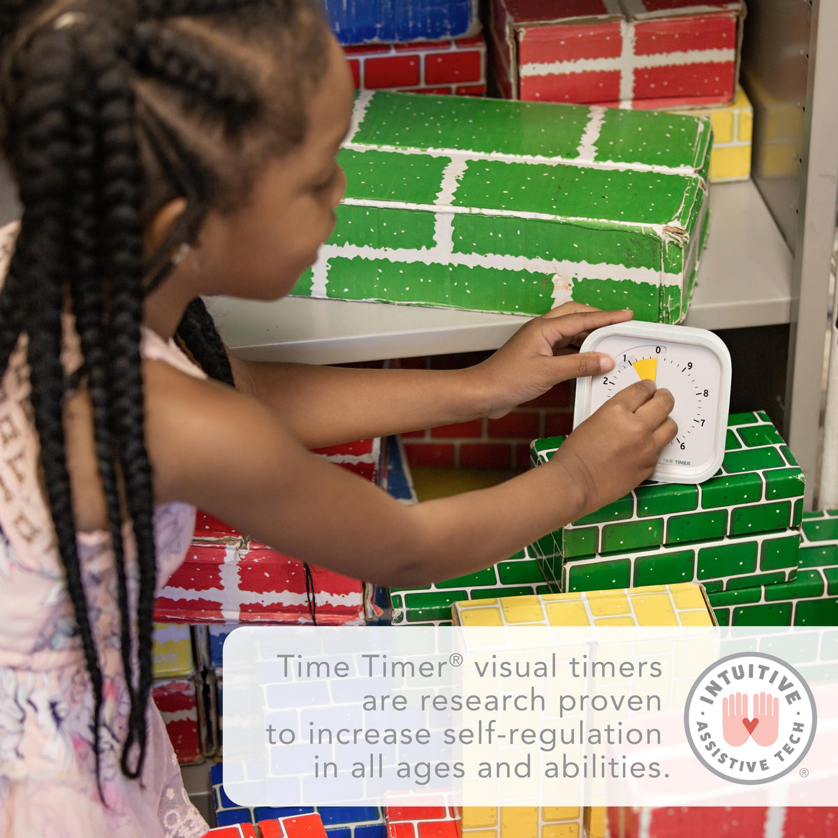TIME TIMER MOD Education beep option allows time-end alerts for flexible activities