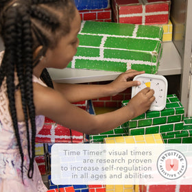 TIME TIMER MOD Education beep option allows time-end alerts for flexible activities