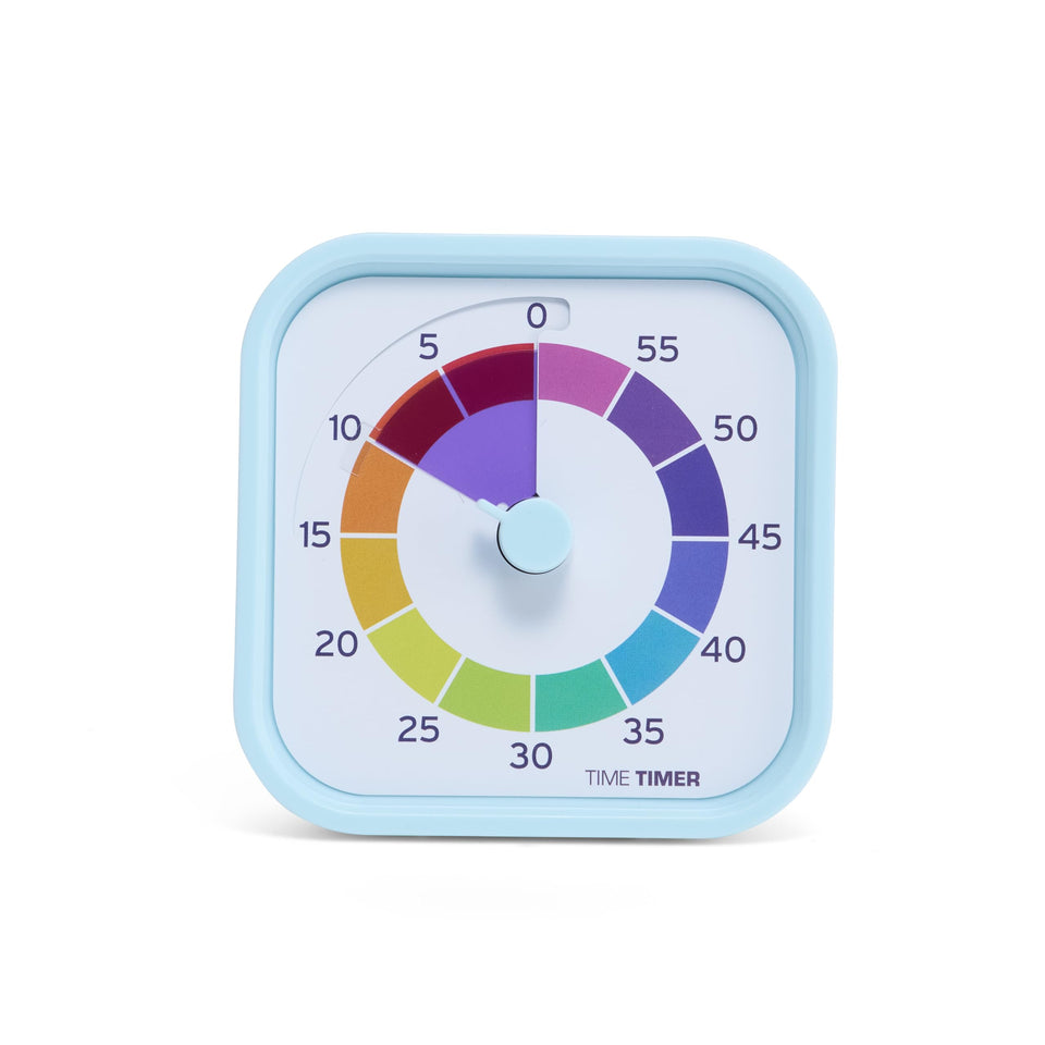 TIME TIMER MOD Home Edition Rainbow Wheel shows 60 minutes for focused study sessions