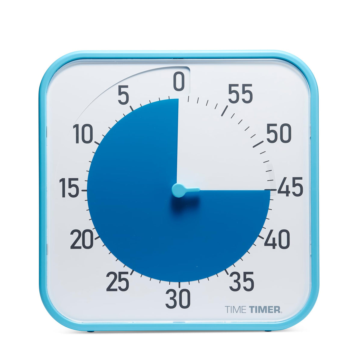 TIME TIMER Original 12 blue disk visual countdown for clear time awareness and focus.