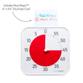Time Timer Original 12-inch oversized face is easy to read from anywhere.
