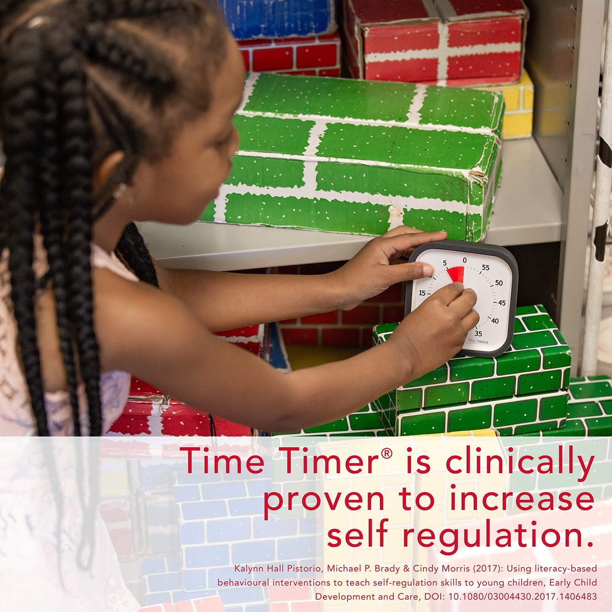 Time Timer offers a quiet countdown with no ticking for focused study.