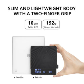 TIMEMORE Basic Mini Scale backlit display for clear readings in any light