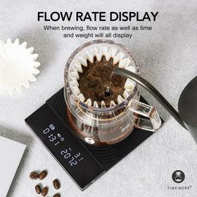TIMEMORE Black Mirror Basic 2 flow-rate function supports steady pours