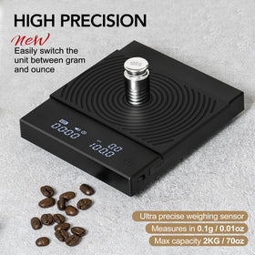 TIMEMORE Black Mirror Basic 2 high-precision sensor ensures accurate dosing