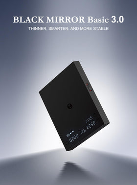 TIMEMORE Black Mirror Basic 3 display shows espresso mode for consistent pours.