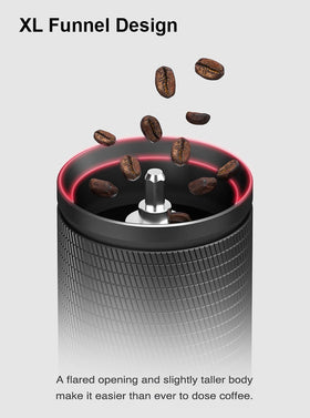 Timemore C5 Pro on countertop during use for pour-over or espresso