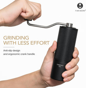 TIMEMORE Chestnut C2S compact body fits hands and travel scenarios