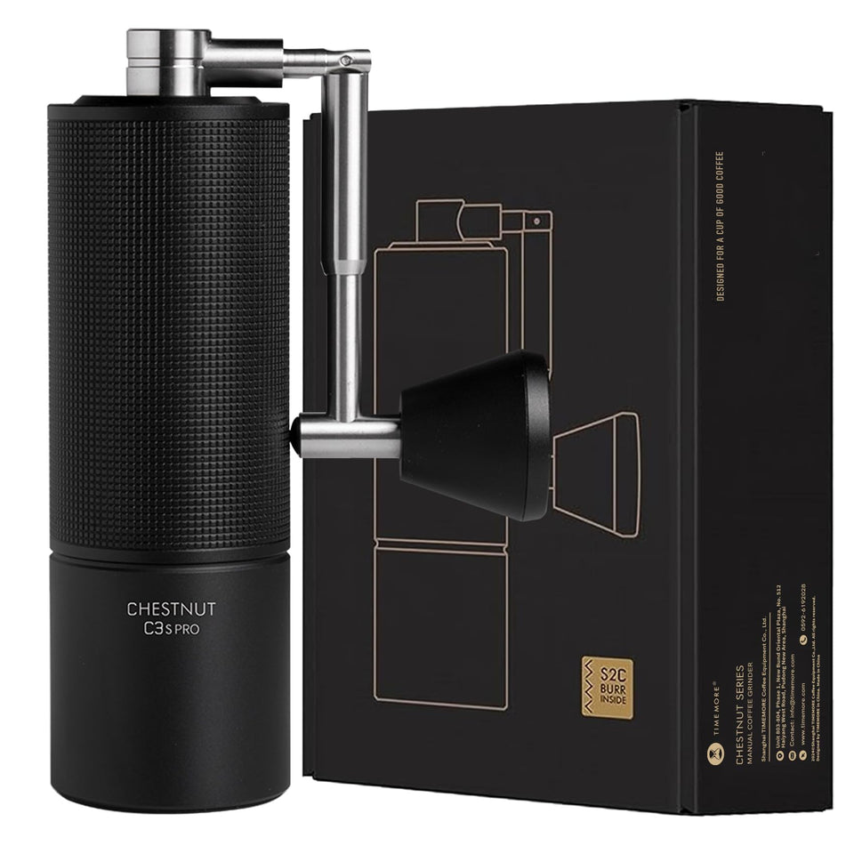 TIMEMORE Chestnut C3S Pro metal body, built for durability in daily grinding.