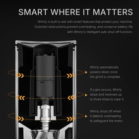 TIMEMORE Whirly 30 grind settings for espresso to French press.