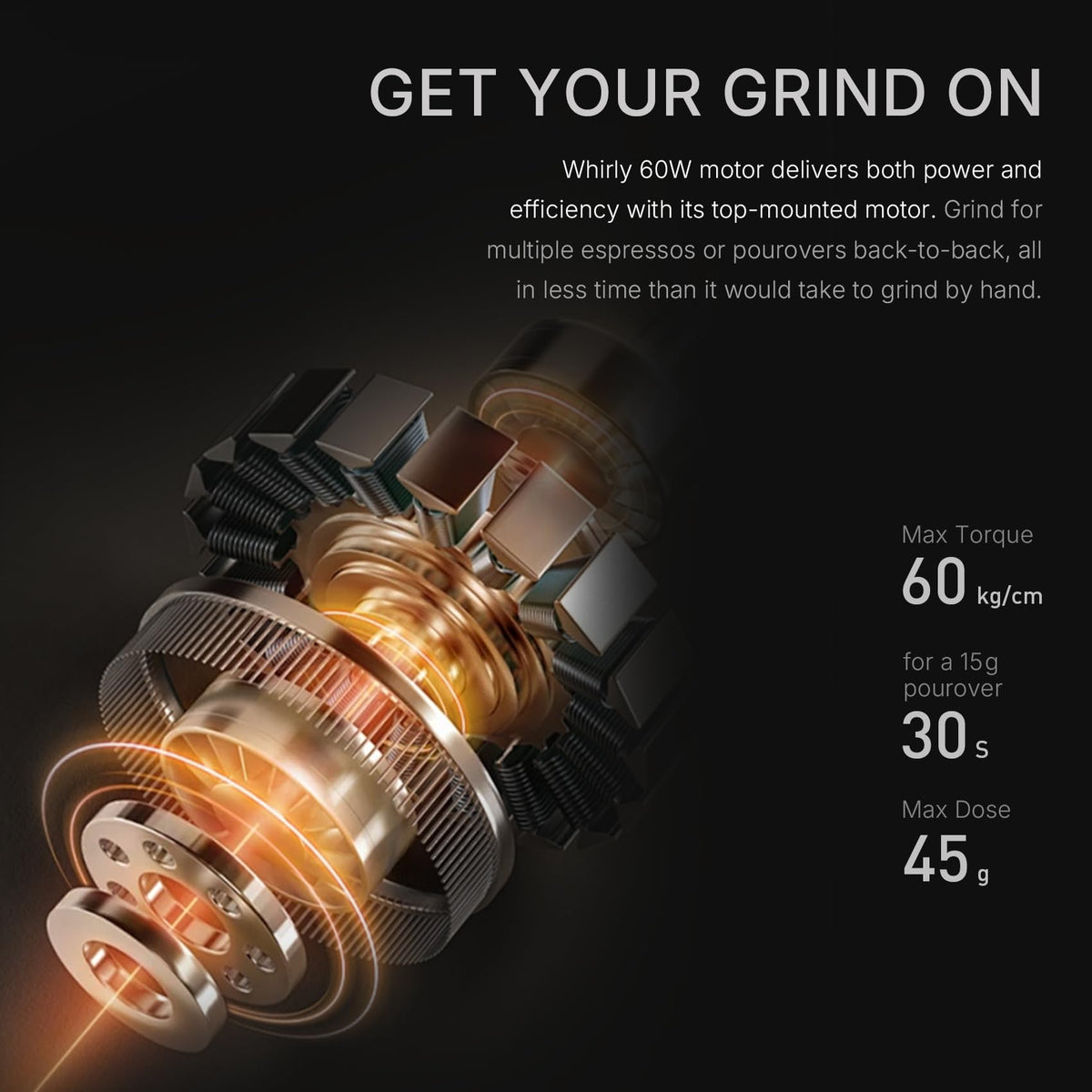 TIMEMORE Whirly durable 760g body for daily use.