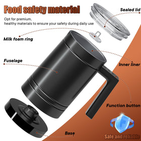 Timesuper milk frother 4-in-1 cold frothing for iced beverages.