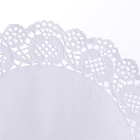 Tim&Lin White Lace Doilies cake decoration enhances dessert displays while protecting surfaces.