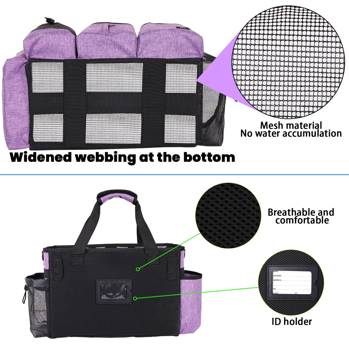 Timoxi caddy accommodates sprays towels gloves and more for versatile use