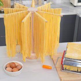 Tinada pasta dryer offers versatile kitchen organization after meal prep.
