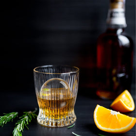 Tinana 2-inch ice sphere perfect for slow-melting drinks like whiskey.