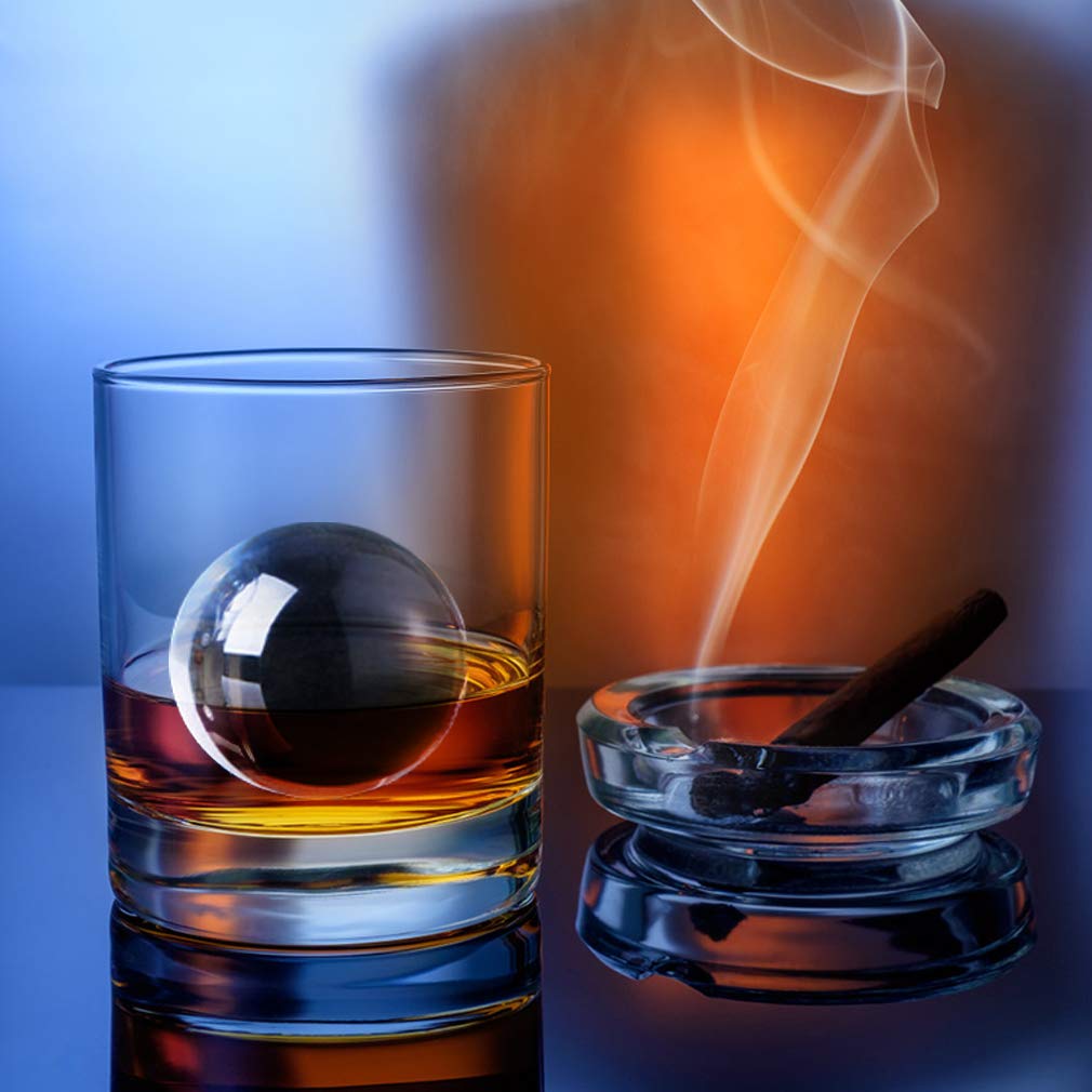TINANA crystal-clear ice balls enhance stylish beverage presentation