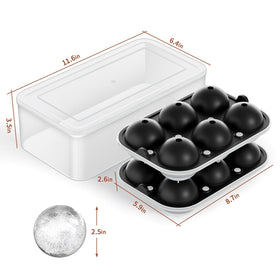 TINANA funnel included for easy filling of ice spheres