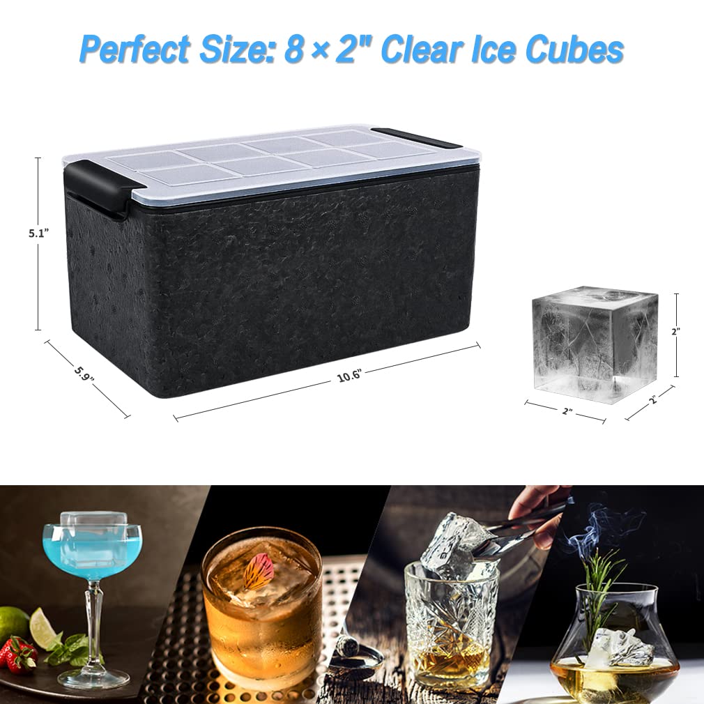 TINANA slow-melting ice cubes keep drinks cooler longer