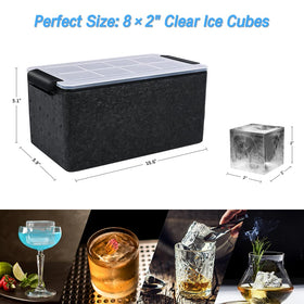 TINANA slow-melting ice cubes keep drinks cooler longer