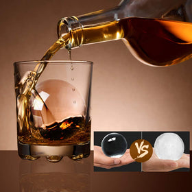 TINANA two-point-five-inch ice spheres tray for slow-melting drinks