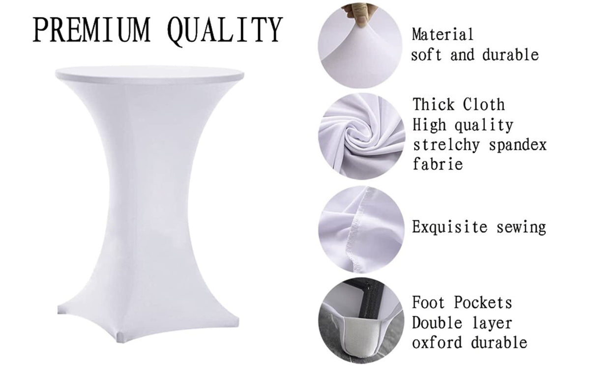 Wrinkle-resistant Tina's fabric illustrates easy setup for frequent events