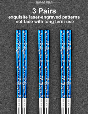 TINMARDA chopsticks with textured tips for easy gripping.