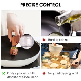 Dishwasher-safe glass bottle and cap for easy cleaning.