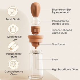 TINMIX measuring-scale olive oil bottle highlighting controlled portions