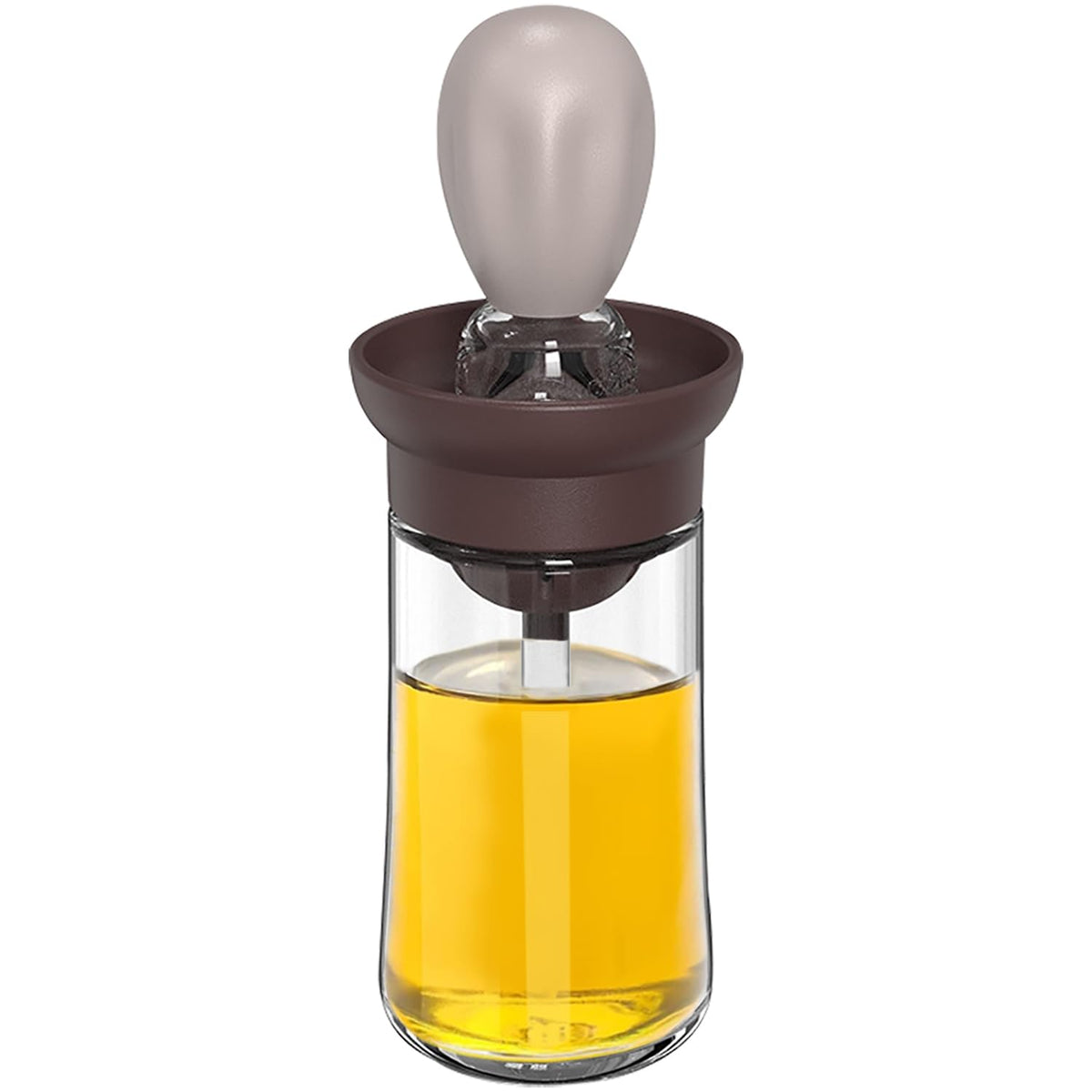 TINMIX oil dispenser with brush and glass bottle for precise basting.