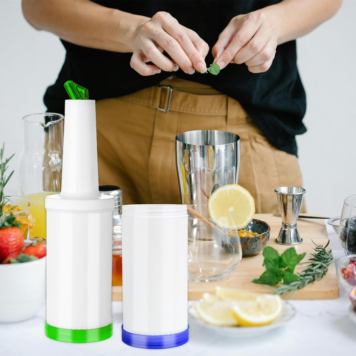 TINSKY colorful bottles distinguish flavors quickly.